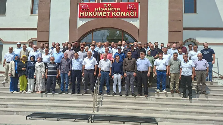 Kaymakam Muhammet Samet Bahar Hisarcık'a Veda Etti