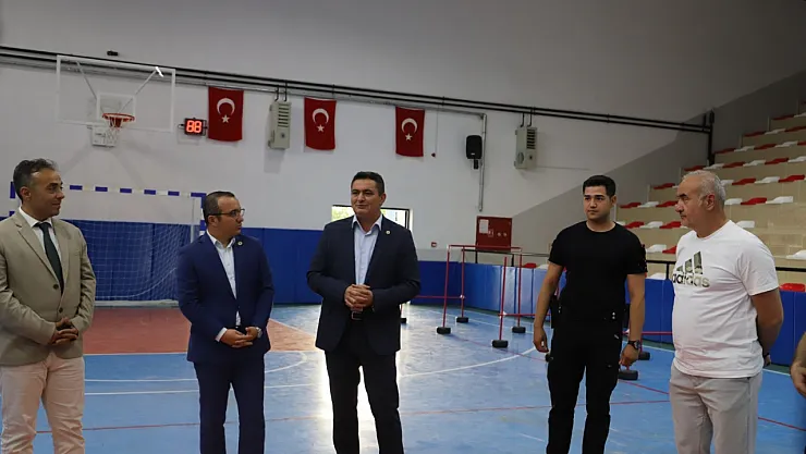 Kaymakam Yücel'den Spor Kursuna Ziyaret