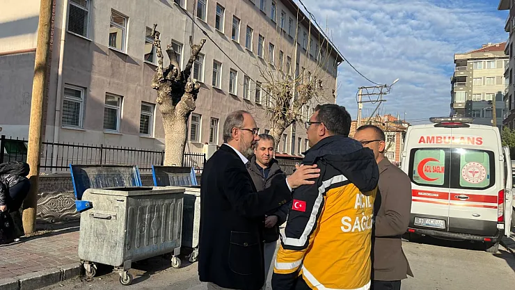 Kazazede Sağlıkçılara Müdür Dopingi