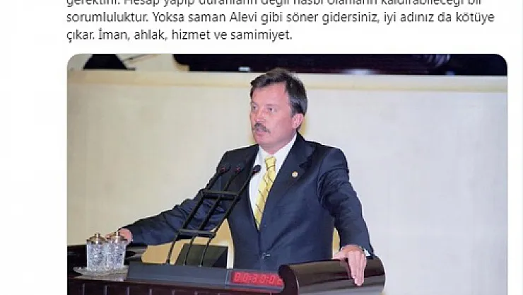 Koçak’tan  “samimiyet” mesajı