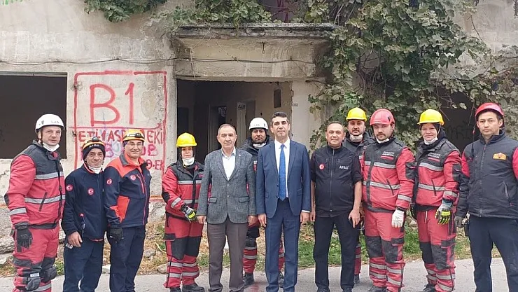 Kütahya'da 181 Kilometrekarelik Alanda Deprem Tatbikatı