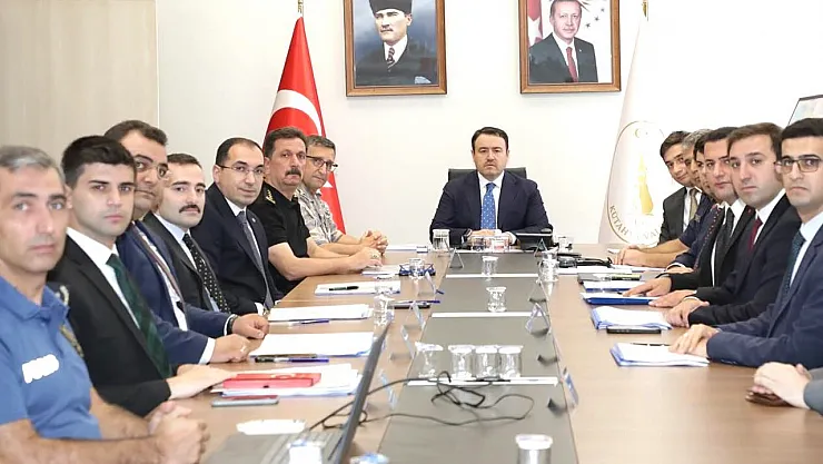 Kütahya'da Güvenlik Toplantısı Yapıldı
