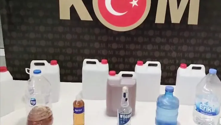 Kütahya'da Sahte İçki Operasyonu, 50 Litre Alkol Ele Geçirildi