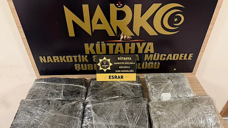 Kütahya'da Uyuşturucu Operasyonu: 2 Tutuklama