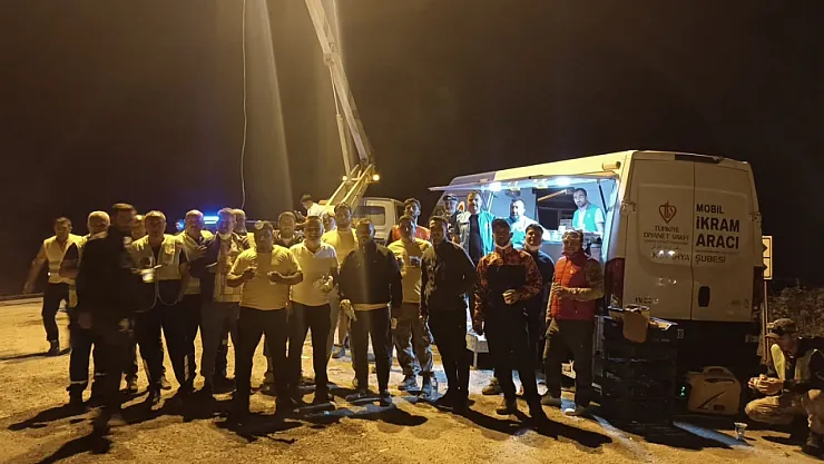 Kütahya İl Müftülüğü'nden Orman Yangınına Destek