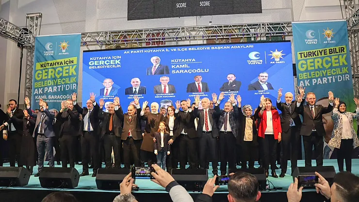 Kütahya’da AK Parti’nin Belediye Başkan Adayları Tanıtıldı