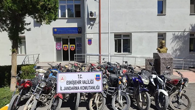 Mahmudiye'de Motosiklet Operasyonu