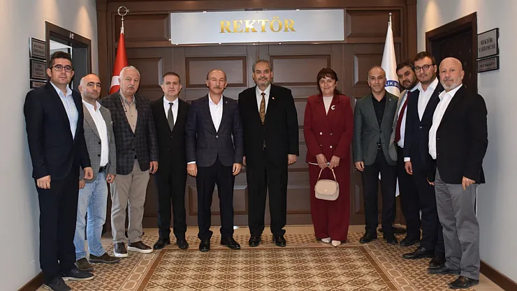 Memur-Sen'den, Rektör Aslan'a Hayırlı Olsun Ziyareti