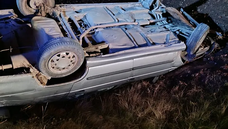 Metrelerce Sürüklenen Otomobilden Sağ Çıktı!