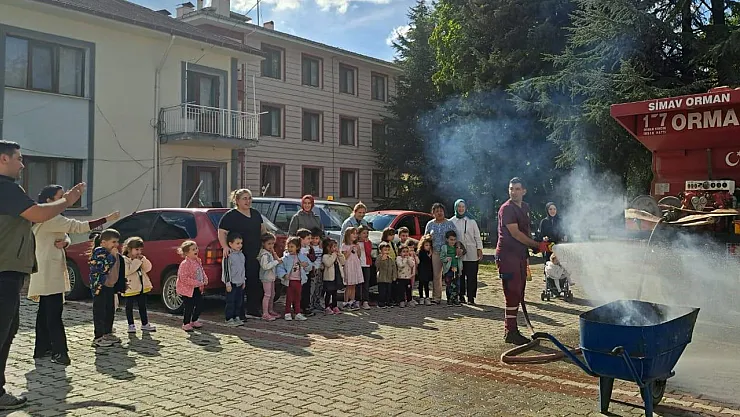 Minikler Orman Yangınları Konusunda Bilgilendirildi