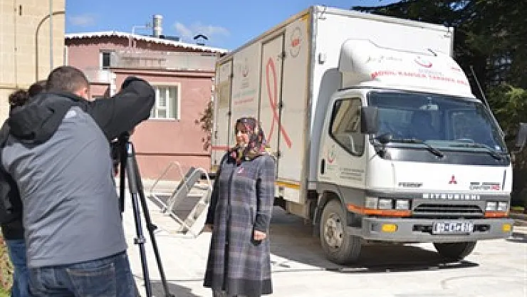 Mobil Mamografi Aracı TRT Haber Ekranında