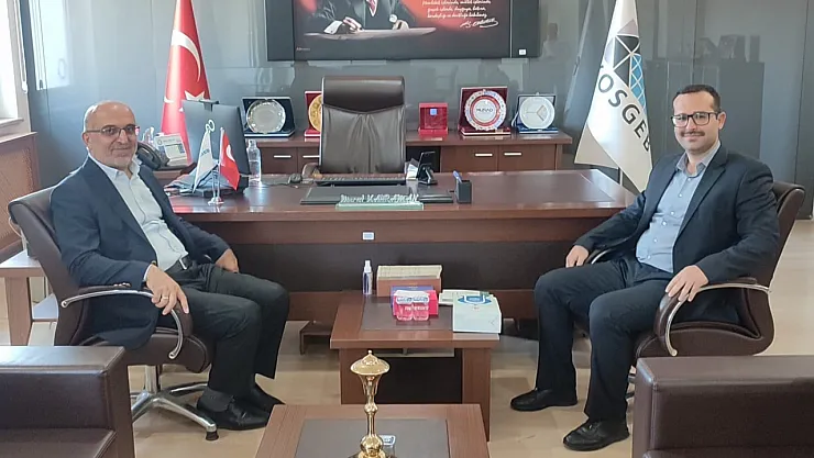 Müftü İmamoğlu'ndan KOSGEB İl Müdürü Kahraman'a Hayırlı Olsun Ziyareti