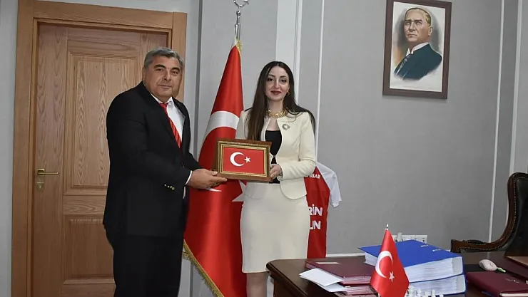 Müdür Sünnetci'den Kaymakam Uygun'a ziyaret