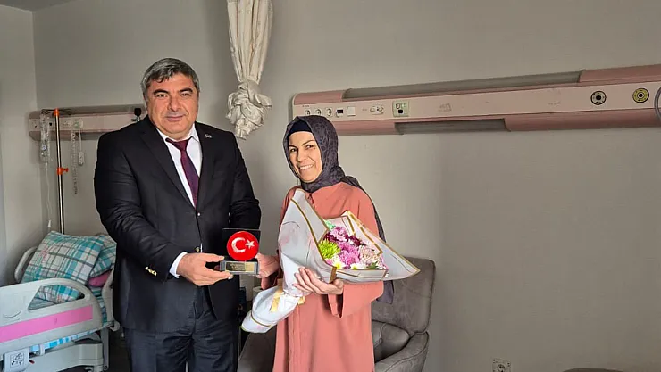 Müdür Sünnetci'den, Meslektaşına Anlamlı Ziyaret