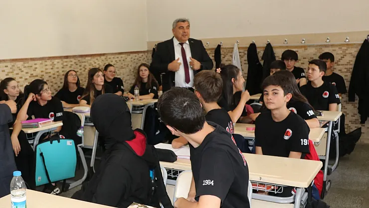 Müdür Sünnetci, Okul İncelemelerini Sürdürüyor