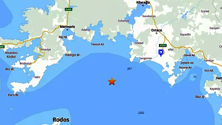 Muğla'da Deprem! AFAD'dan Açıklama