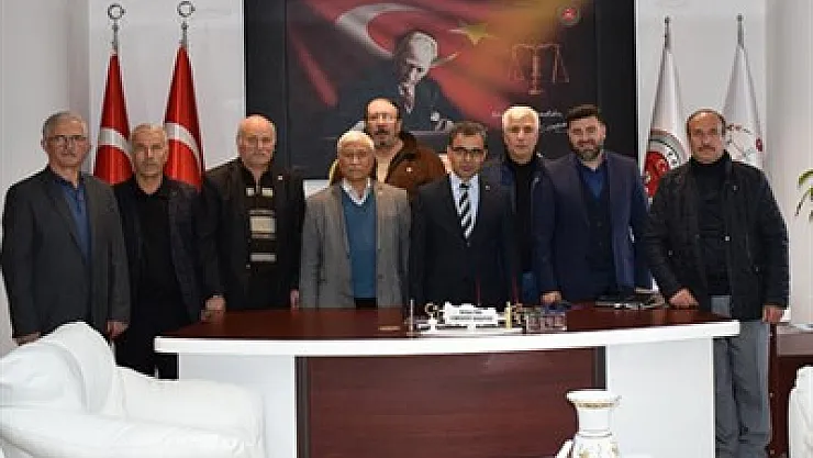 Muhtarlar, Başsavcı Özel'i ziyaret etti