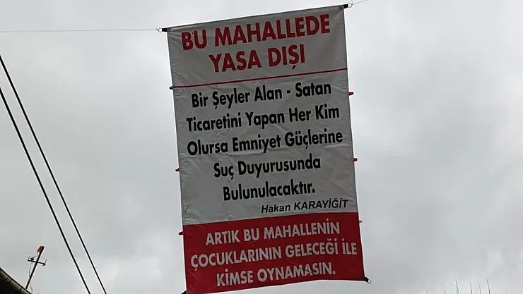 O Mahallede Uyuşturucuya Karşı Şaşırtan Hamle!