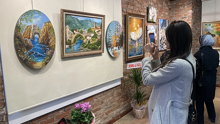 Orman Yangınlarını Konu Alan Resim Sergisi Açıldı