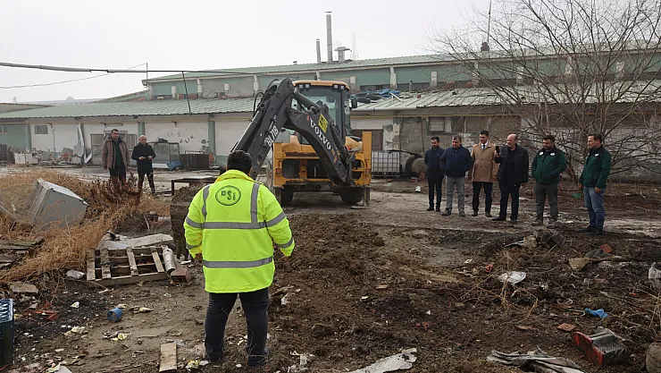 OSB'de Belgesiz Kuyular Kapatıldı
