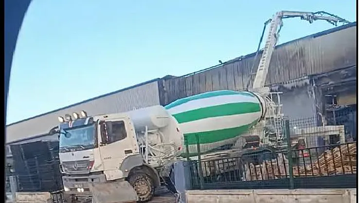 OSB'deki Firmalar Yangın İçin Seferber Oldu