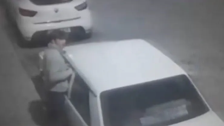 Oto Faresi Güvenlik Kamerasına Yakalandı