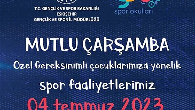 Özel gereksinimli çocuklara yönelik 'Mutlu Çarşamba' projesi başlıyor