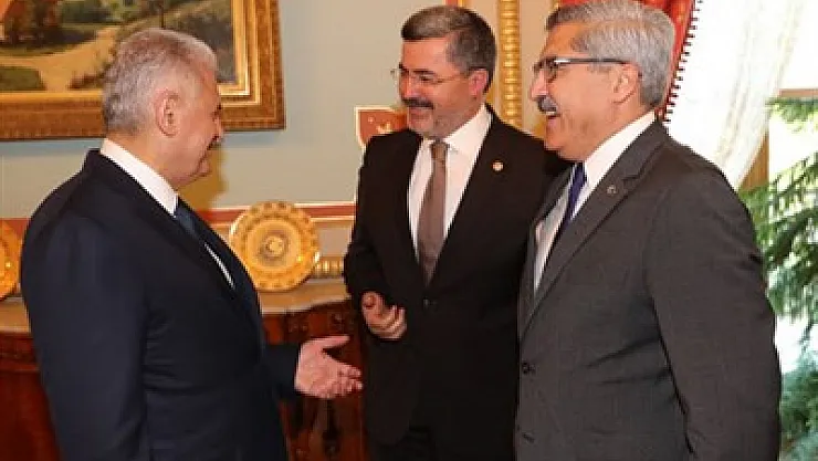 Özkaya TBMM Başkanı Yıldırım’ı ziyaret etti