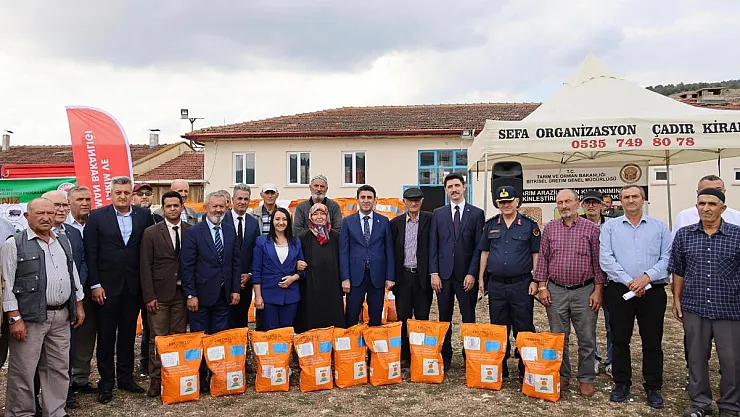 Pazaryeri’nde tohum dağıtım programı