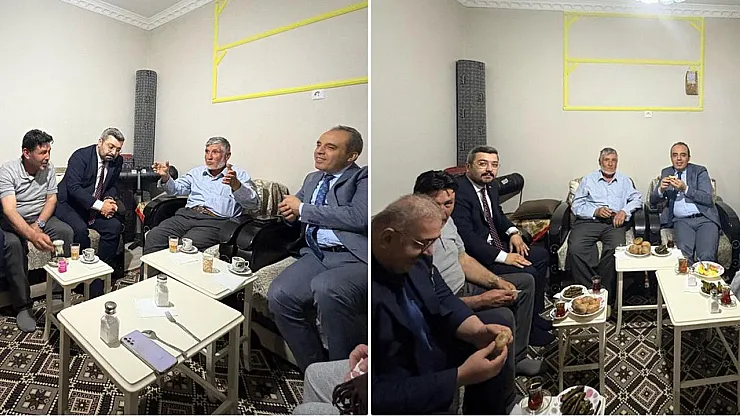 Polis Müdürü ve Eşi, Şanlı Gaziyle Bir Araya Geldi