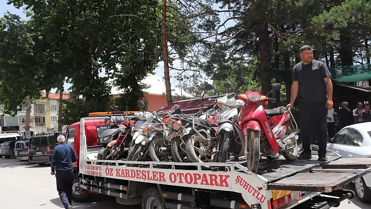 Polisten Tescilsiz Motosiklet Sürücülerine Yönelik Denetim