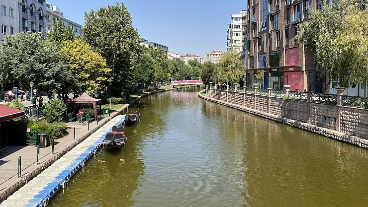 Porsuk Çayı'nın Rengi Yeşile Döndü