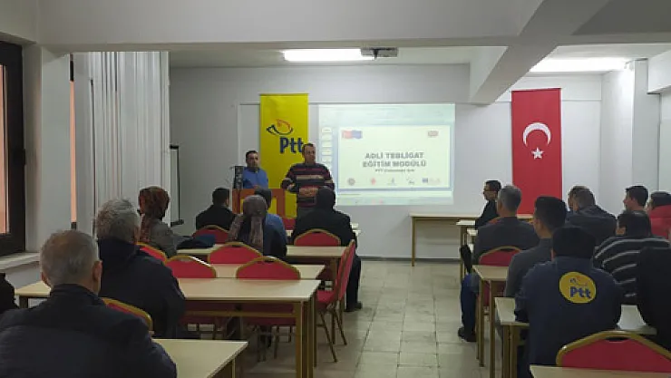 Posta dağıtılıcılarına eğitim verildi
