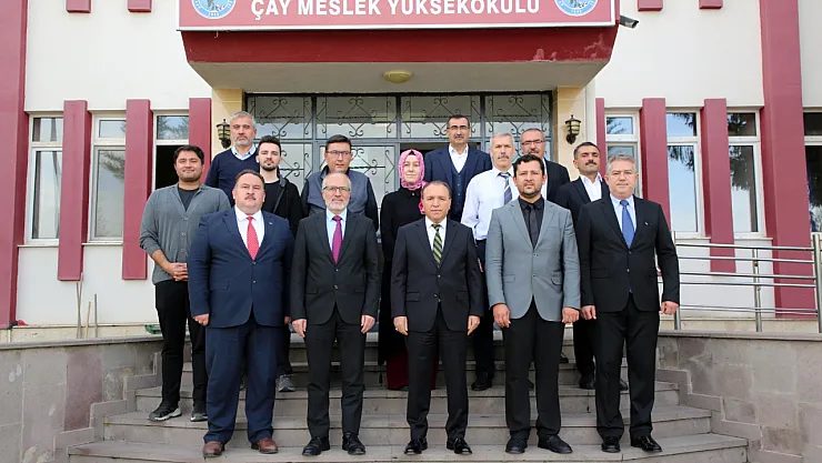 Rektör Karakaş, Çay Ve Sultandağı'nda Temaslarda Bulundu