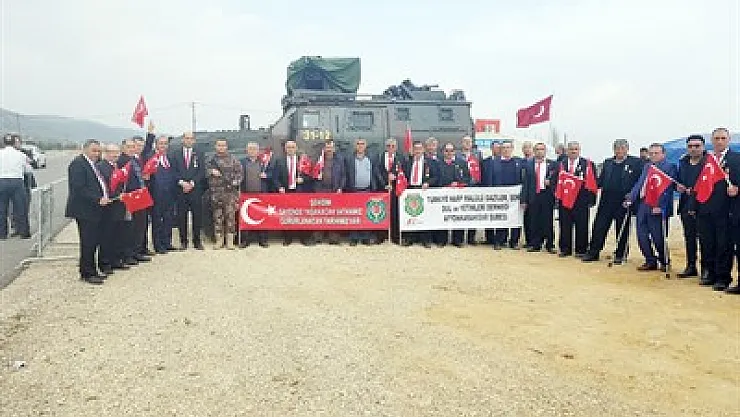 Şehit aileleri ve Gazilerden Afrin harekatına destek