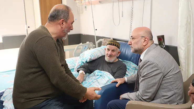 Şehrin sevilen ismine AK Parti'den ziyaret