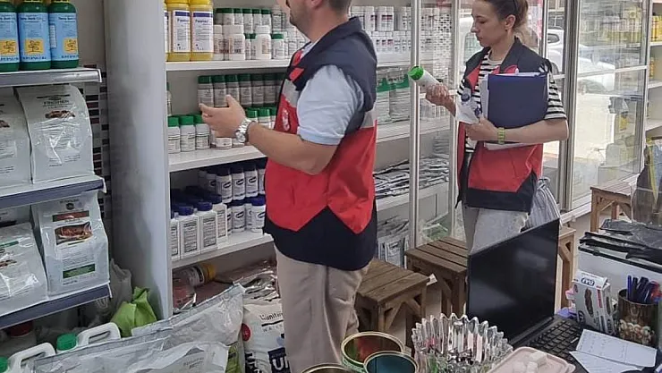 Simav'da Bitki Koruma Ürünü Bayilerinde Denetim
