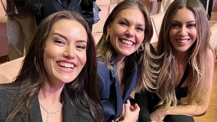 Sinem Kobal, Aslı Enver, Fahriye Evcen Aynı Karede
