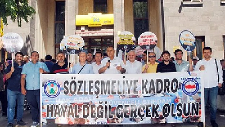 Sözleşmeli çalışanlar kadro bekliyor – Kocatepe Gazetesi