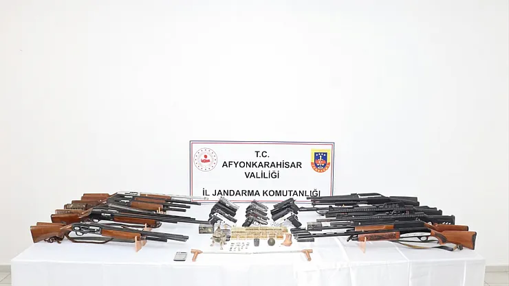 Tabanca, Mermi, Sikke… Afyon'da Ele Geçirildi