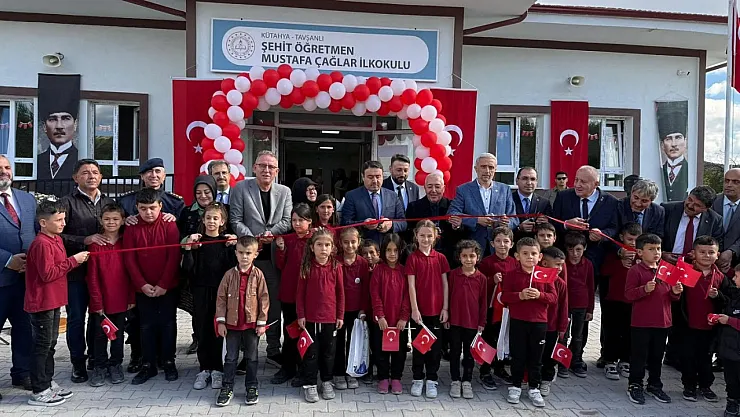 Tavşanlı'da Yapımı Tamamlanan İlkokul Hizmete Açıldı