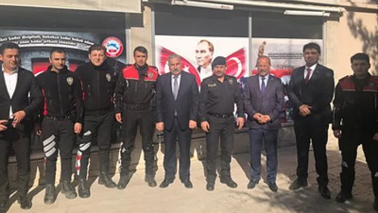 Taytak'tan Emniyet Müdürlüğü'ne tebrik ziyareti