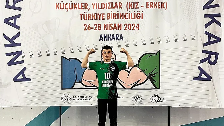 Tekin, Türkiye altıncısı oldu