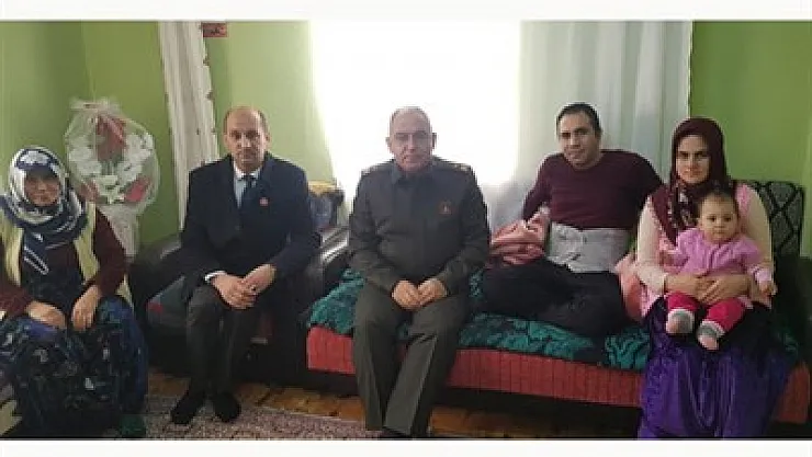 Tuğgeneral Özdemir'den 'geçmiş olsun' ziyareti