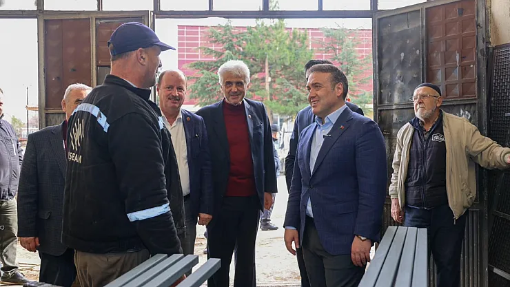 Vali Sözer Pazaryeri Küçük Sanayi Sitesi'nde Esnafla Buluştu