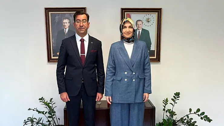 Vali Yiğitbaşı, Başkonsolos Sezgin'le Görüştü