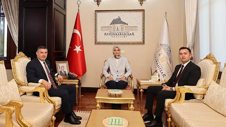 Vali Yiğitbaşı, Bolvadin'in Yeni Yargı Mensuplarını Kabul Etti