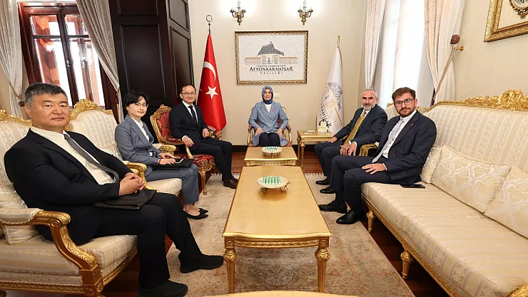 Vali Yiğitbaşı, Çin Heyetini Ağırladı