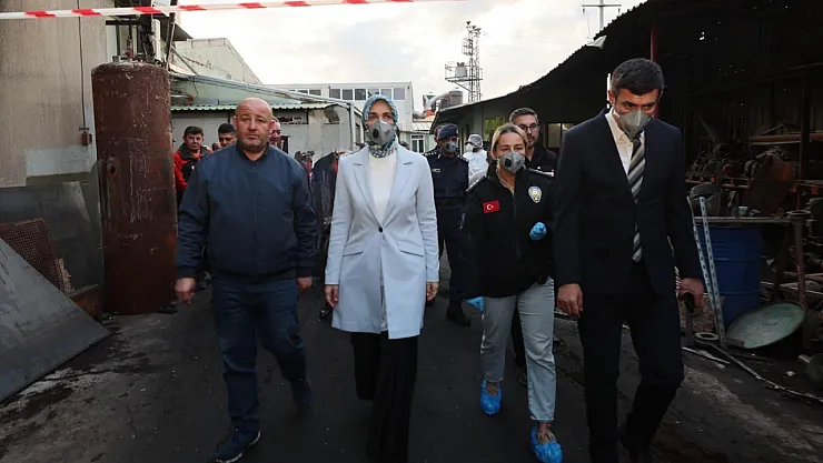 Vali Yiğitbaşı Patlamanın Olduğu Fabrikada: Süreç Titizlikle Takip Ediliyor