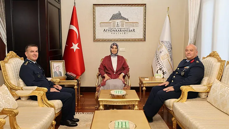 Vali Yiğitbaşı, Tuğgeneral Güven'i Kabul Etti